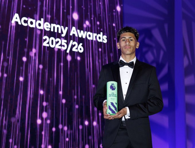 JJ Gabriel has officially been crowned the 2025/26 Jimmy Murphy Young Player of the Year.